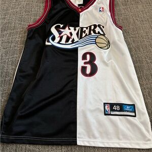 Used Men’s 48 Allen Iverson Jersey